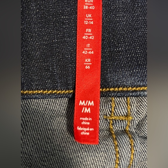 Spanx Ankle Skinny Jeans Midnight Shade Denim Pull-on 20342R sz Medium - Picture 7 of 12